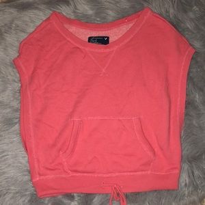 Oversized cut out sweat top!! So comfy!